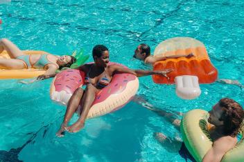 zwembad zomer