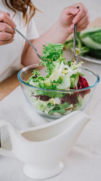 gezond eten bij je dieet om voldoende af te vallen