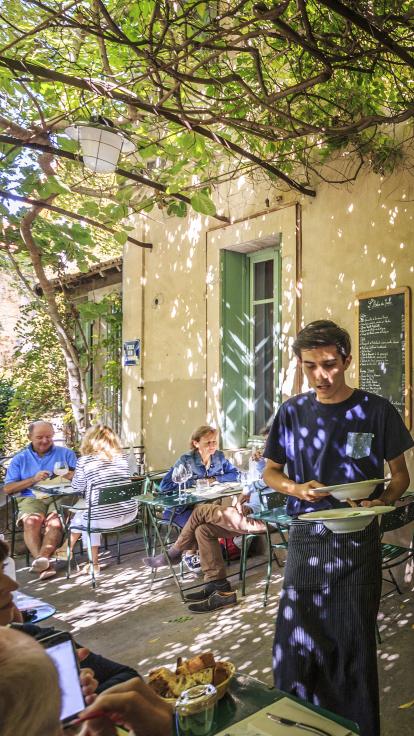 ober in een restaurant 