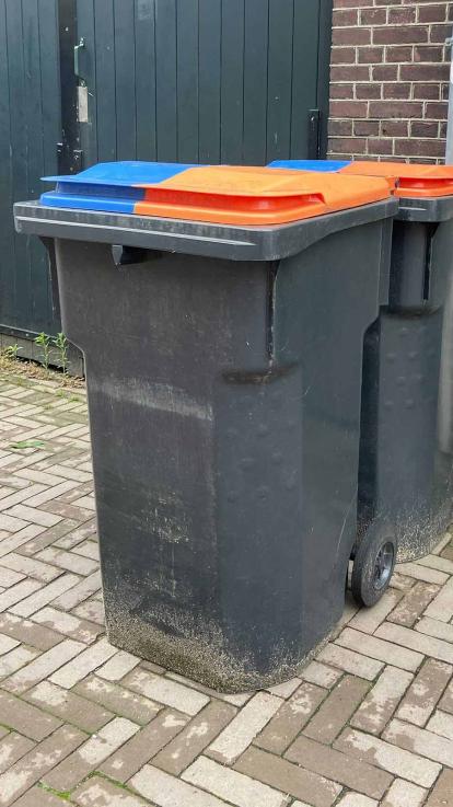 afvalbakken plastic papier tilburg