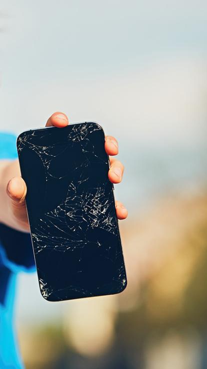 kapotte telefoon
