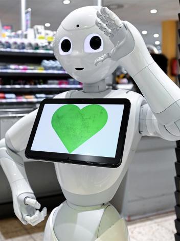 de sociale robot Pepper 