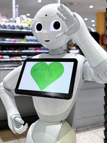 de sociale robot Pepper