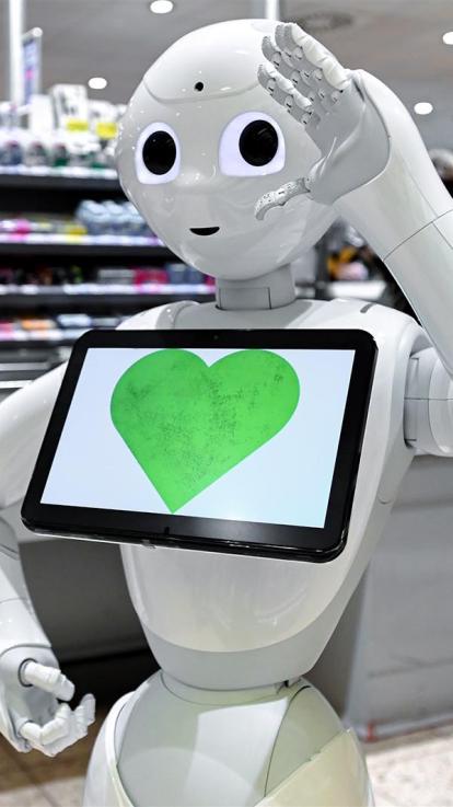 de sociale robot Pepper 