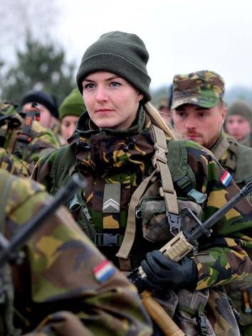 militairen op oefening in het buitenland