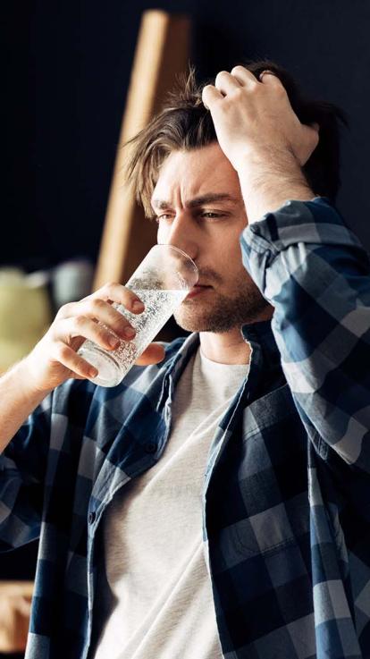 hoofdpijn door een kater