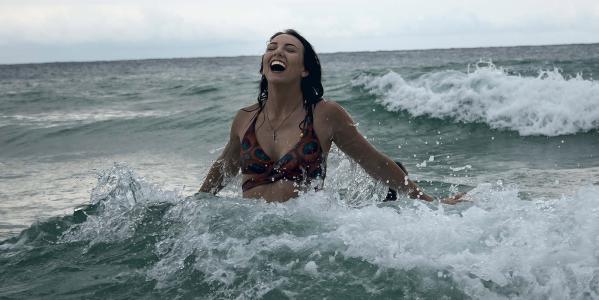 zwemmen in koud water