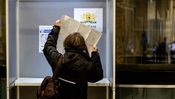 stemmen tijdens de verkiezingen