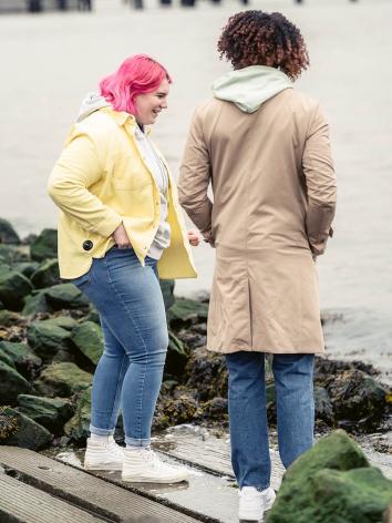 vrouw met overgewicht