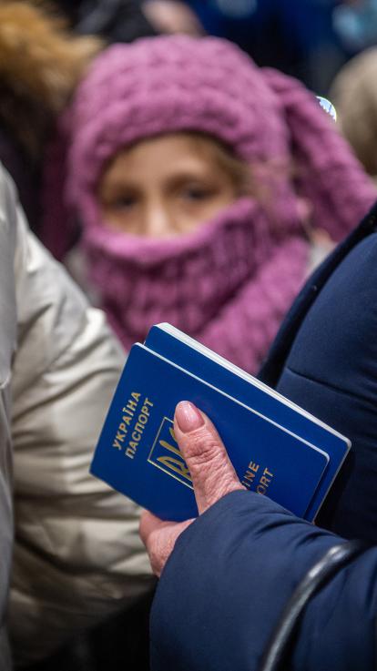 15_ Een vluchteling met een Oekraïens paspoort