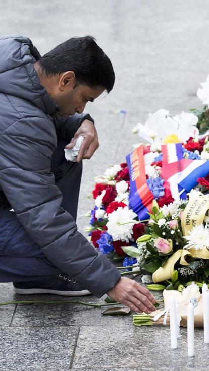 herdenking van de aanslagen in Parijs
