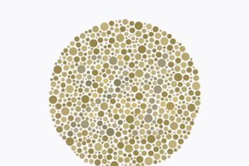 opgave Ishihara kleurentest, zich 21 met deuteranopia