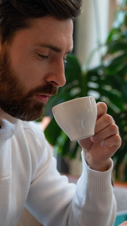 door geur- en smaakverlies smaakt de koffie niet meer lekker