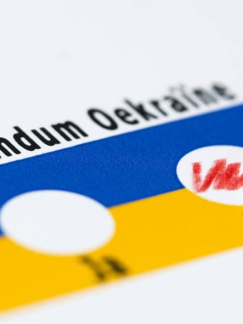 Oekraine referendum stembiljet 