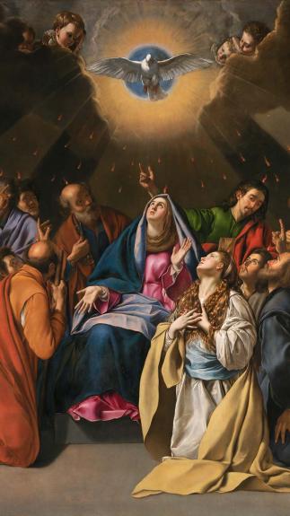 de uitstorting van de Heilige Geest