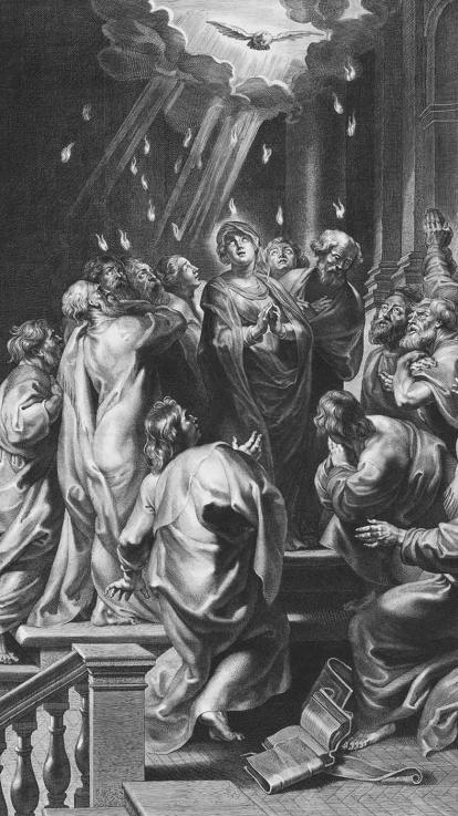 de neerdaling van de Heilige Geest