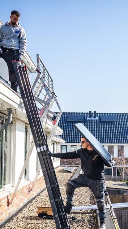 zonnepanelen zijn steeds vaker op daken van huizen te vinden