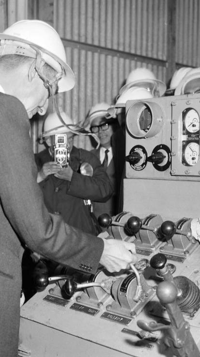 start van de gaswinning in Groningen