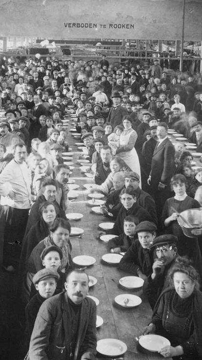 opvang van oorlogsvluchtelingen in 1914