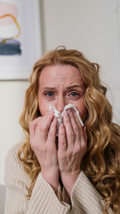 rode ogen allergie door allergie voor huisstofmijt