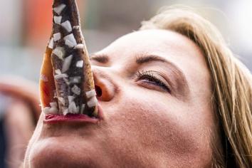 haring met veel vitamine D eten