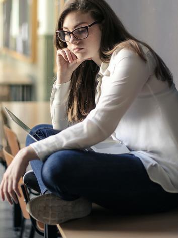 verdrietig vanwege het pesten