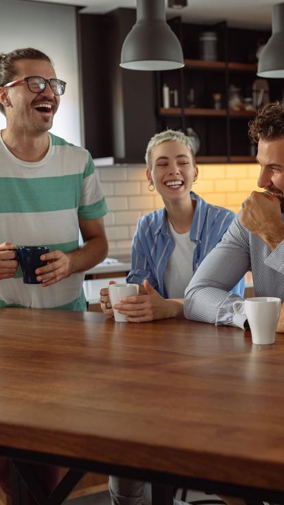 samen koffie drinken