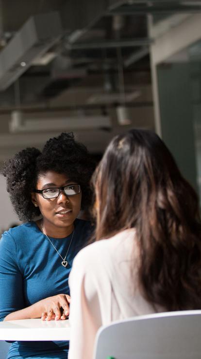 gesprek met VluchtelingenWerk