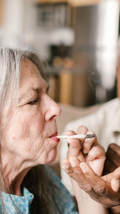 het roken van medicinale cannabis