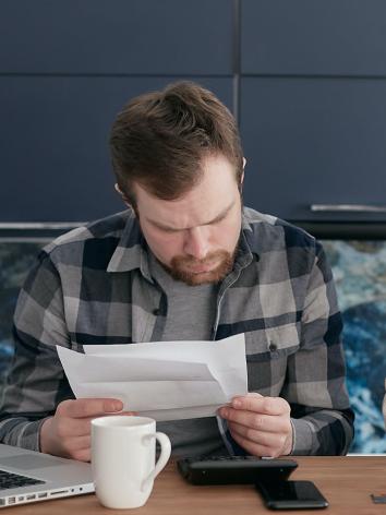 rekeningen niet kunnen betalen