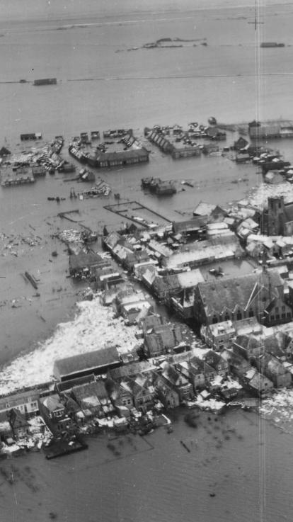overstromingen bij de Watersnoodramp