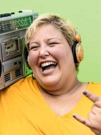 luisteren naar muziek