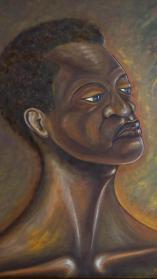 Verzetsheld Tula op schilderij