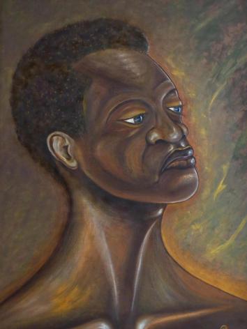 Verzetsheld Tula op schilderij