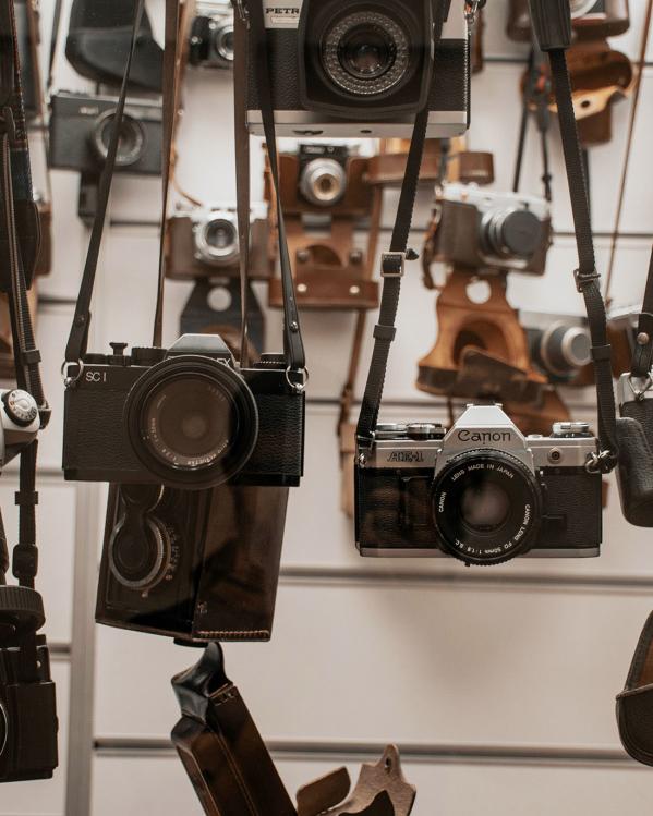 een verzameling camera's