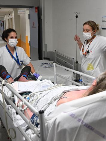 Serie pagina afbeelding ziekenhuizen