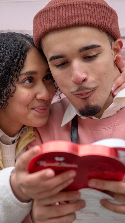 chocolade cadeau krijgen