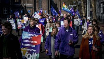 Volt op campagne voor de Gemeenteraadsverkiezingen