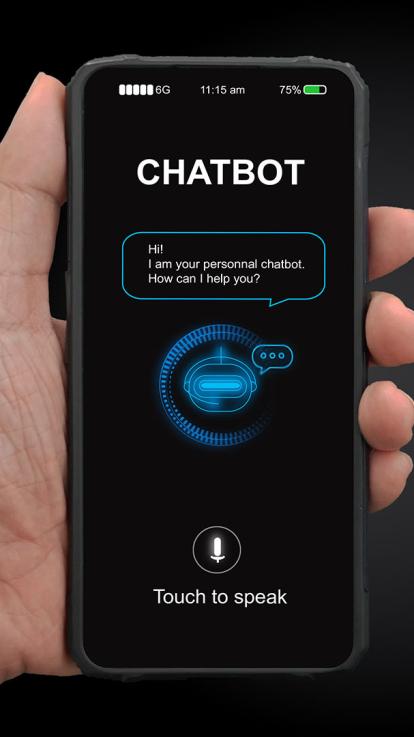 Telefoon met chatgpt open