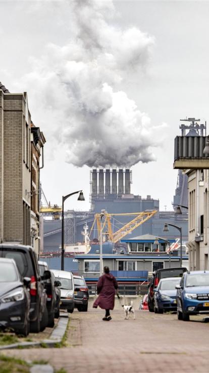 Een Nederlandse wijk, waar luchtvervuiling is
