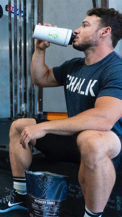 proteïneshakes door krachtsporters