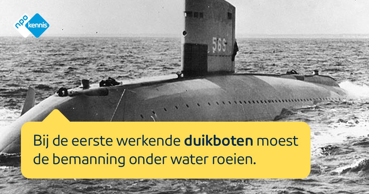 Hoe is de duikboot ontstaan? | NPO Kennis