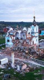 ruïne Oekraïne oorlog 2022