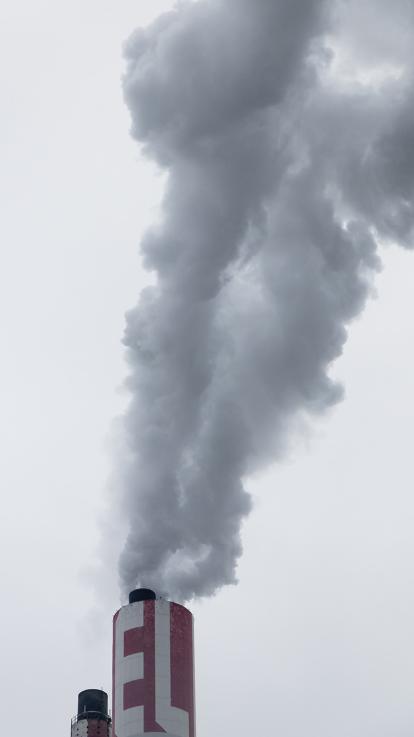 uitstoot van fabriek