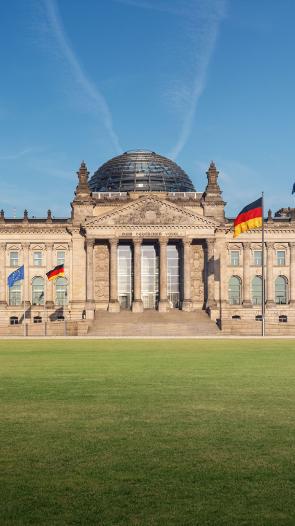 het Reichstaggebouw is het Duitse parlementsgebouw