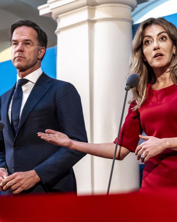Mark Rutte en Dilan  Yesilgöz
