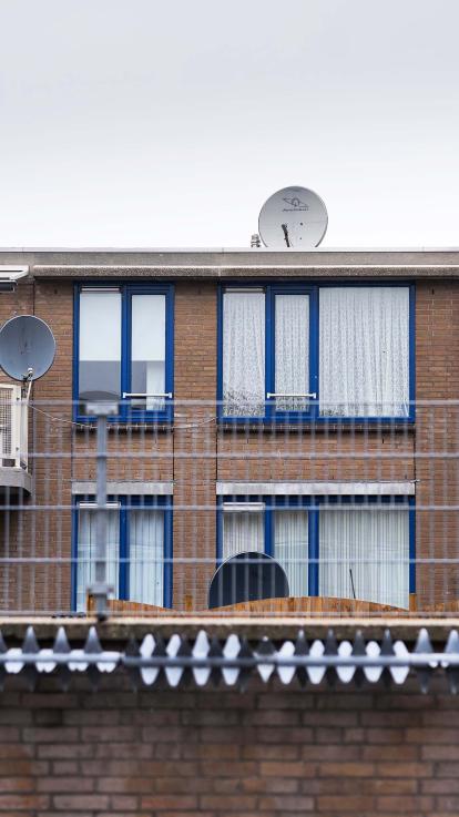 Oekrainse vluchtelingen in een opvang. 