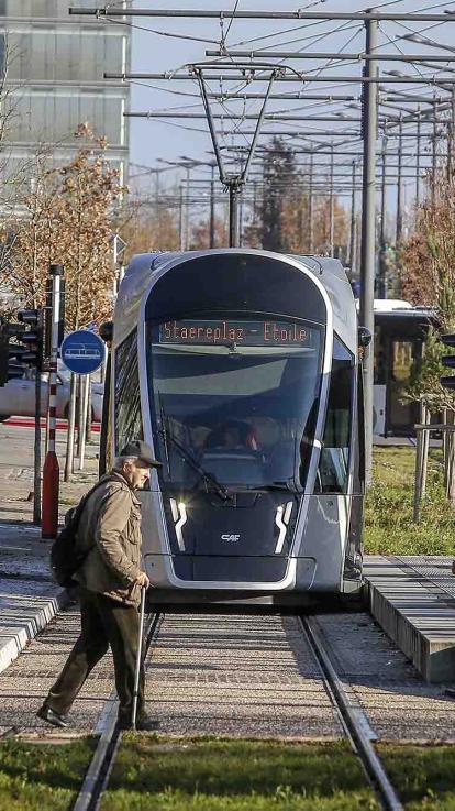 Tram in luxemburg