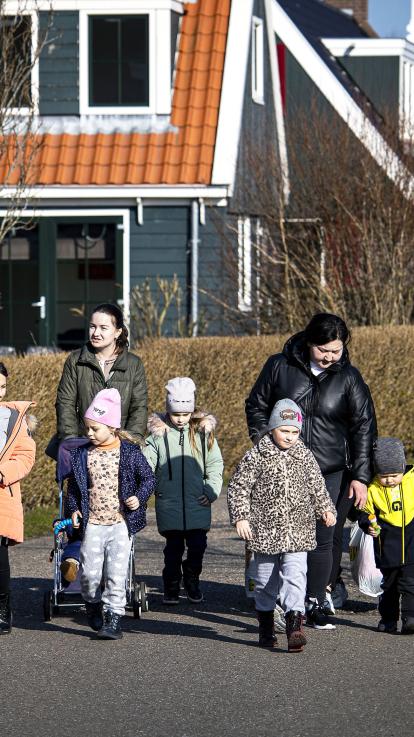 Aantal Oekrainse vluchtelingen die op straat lopen in Nederland