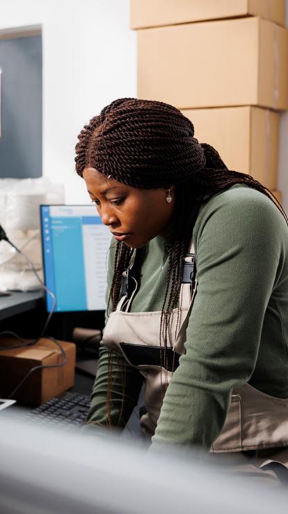 gestrest op het werk